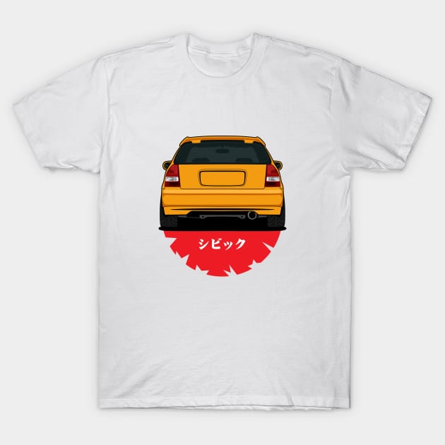 Honda Civic T-Shirt by AdriaStore1